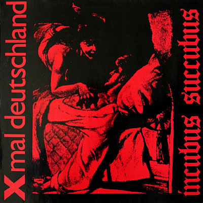 Xmal Deutschland â€˜Incubus Succubusâ€™ original 12â€³ front sleeve design