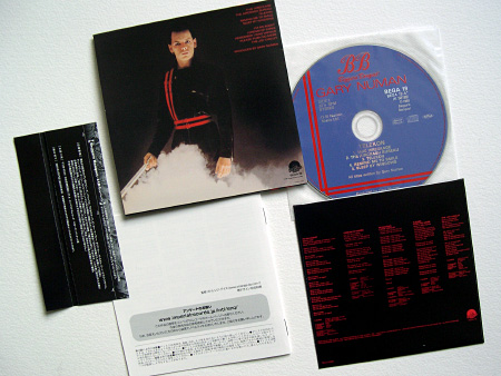 Outer sleeve (rear), inner sleeve (rear), additional booklet (rear), Obi (back), CD label design