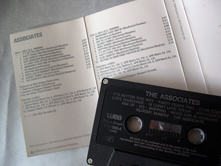 ^ Inlay card and cassette of the UK/US versions cassette - click to view at larger size