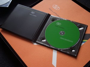 The DVD, opened up