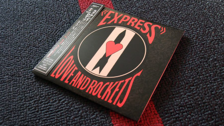 Love and Rockets 'Express' Japanese LP replica CD - front sleeve design