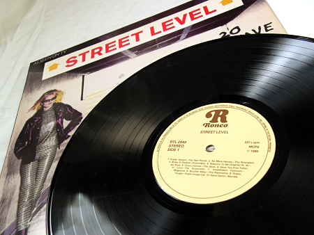 'Street Level' compilation - label design