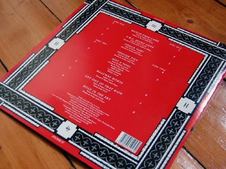 He Said 'Take Care' LP rear cover