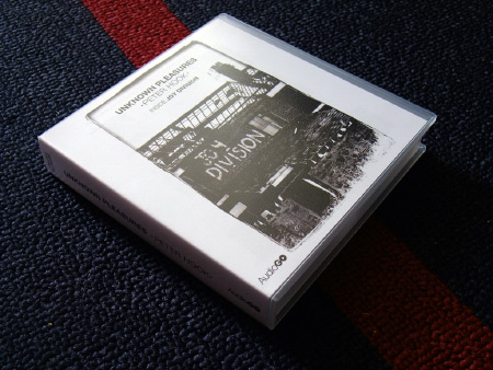 Peter Hook 'Unknown Pleasures' audio book front cover design