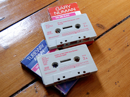 Gary Numan / Tubeway Army 1981 re-issue cassingles - cassettes B