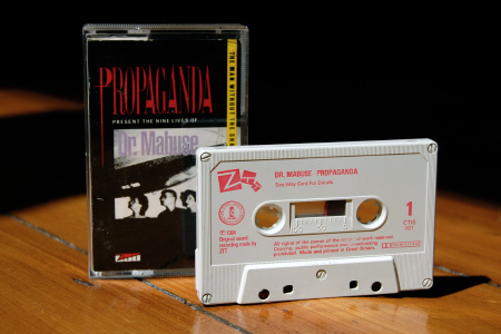 Propaganda - The Nine Lives of Dr Mabuse - cassette single shell and case - front