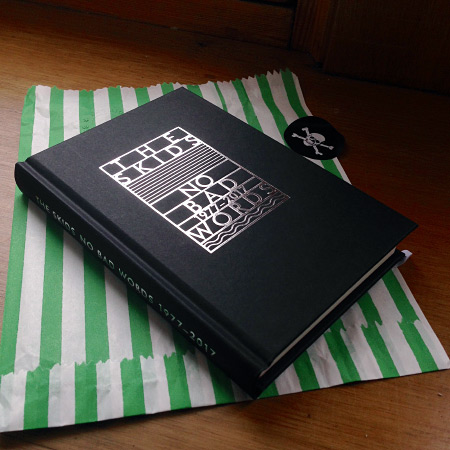 Richard Jobson 'No Bad Words 1977-2017' first edition hard back front cover design