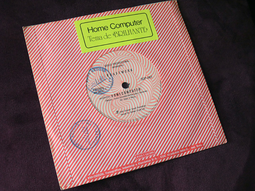 Kraftwerk – 'Home Computer' Promo 7″ (EMI Odeon SDP-867, 1981)