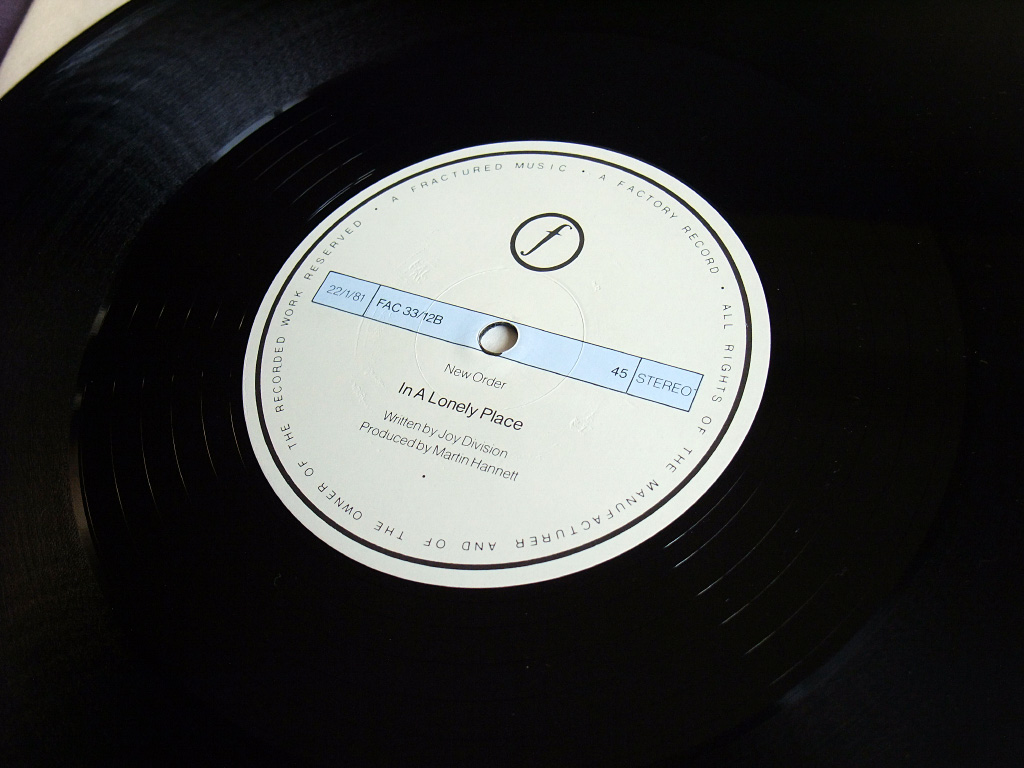 New Order - Ceremony - 1981 UK 12 inch version 2 original label side B.
