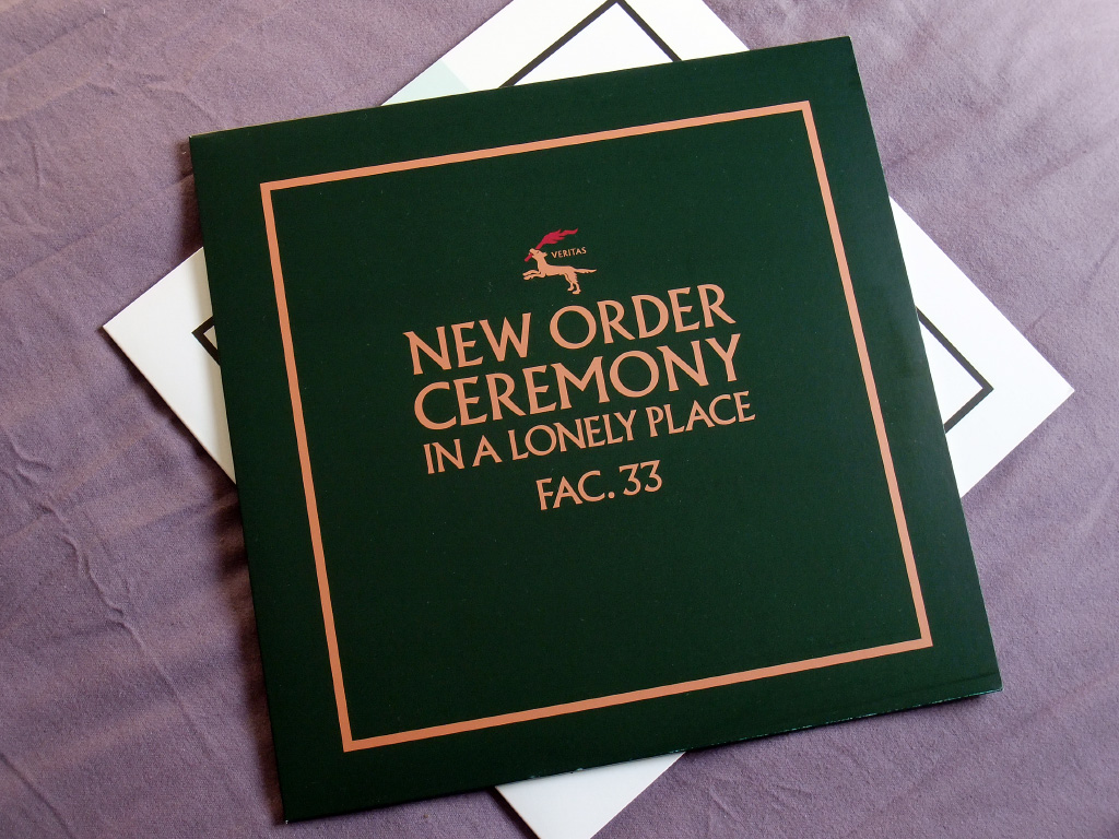 New Order - Ceremony - 2019 UK 12 inch version 1 re-issue front sleeve design.
