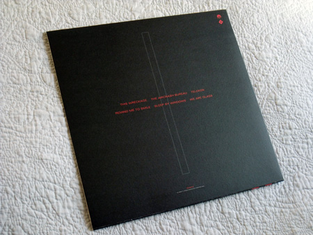 Gary Numan '80/81' Box Set - Disc 1 - 'Telekon' sleeve rear cover.