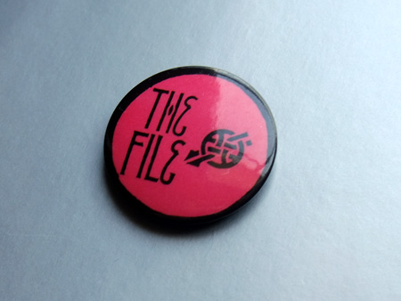 Siouxsie and the Banshees 'The File' fan club badge circa 1984/85.