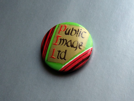 Public Image Ltd - Flowers of Romance button badge from 1981 - design 2