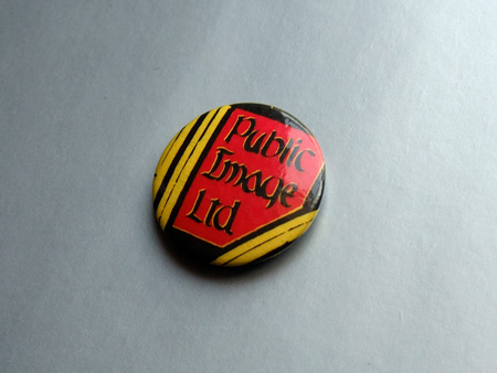 Public Image Ltd - Flowers of Romance button badge from 1981 - design 3