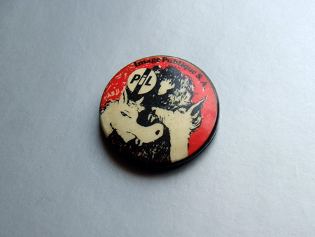 Public Image Ltd - Paris au Printemps button badge from 1980/81