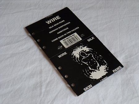 Wire - Silk Skin Paws UK 'Filofax' pack CD single front