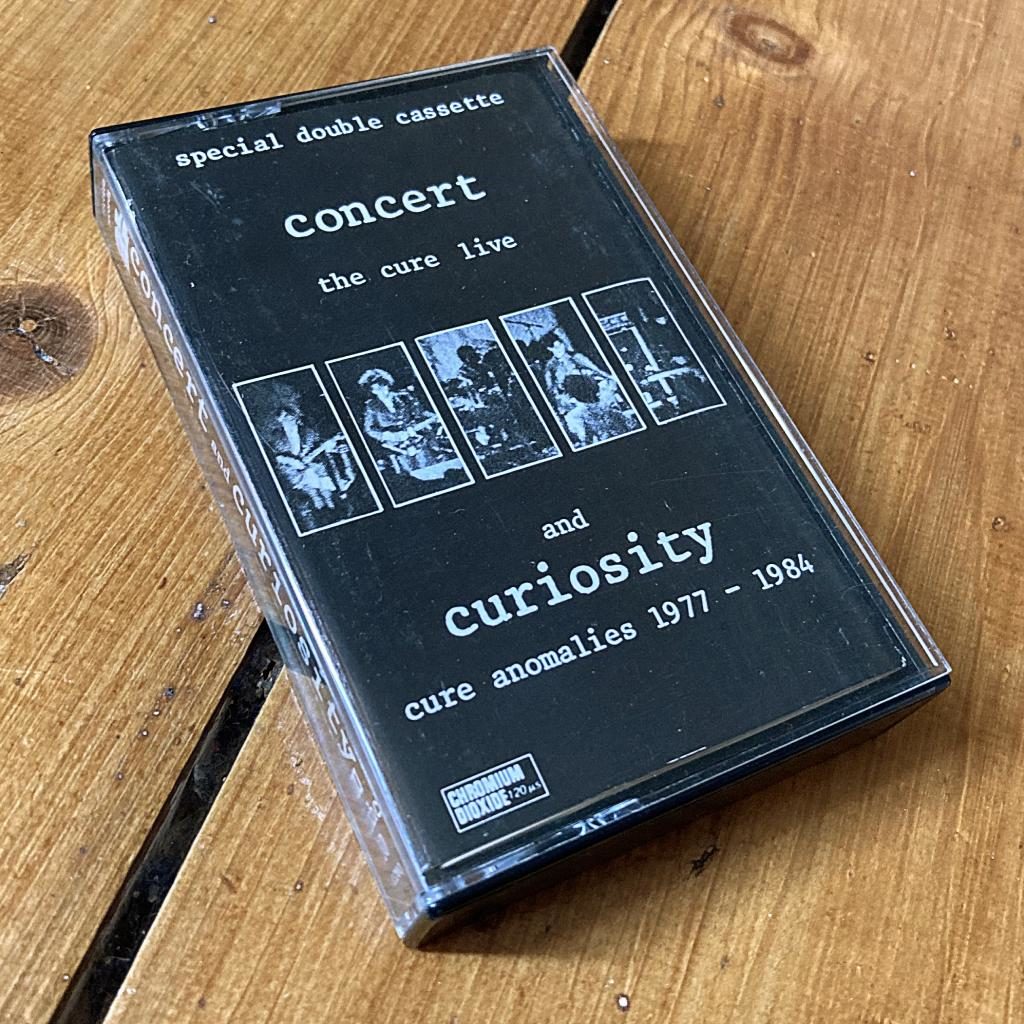 The Cure 'Concert and Curiosity' UK cassette