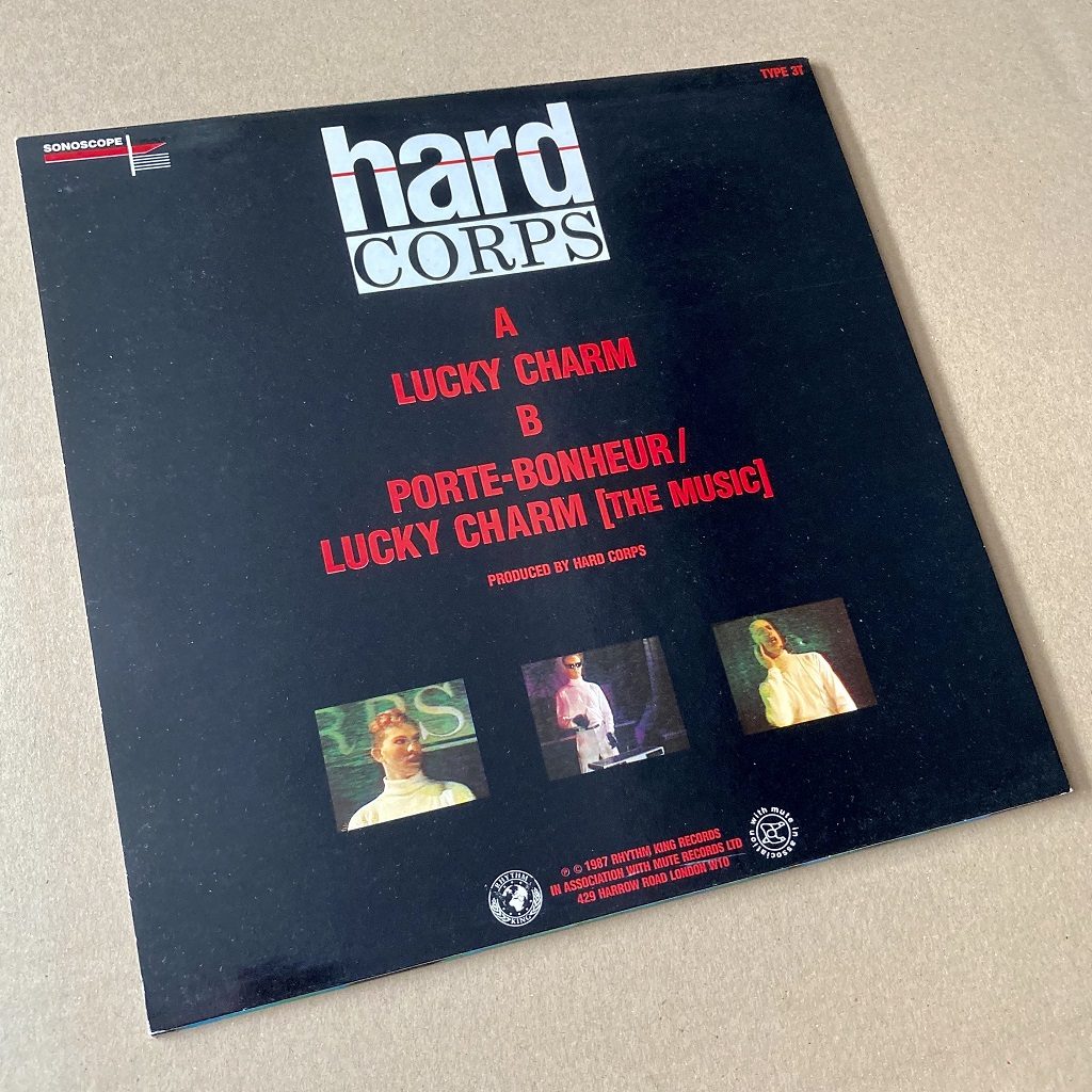 Hard Corps - Lucky Charm UK 12 inch single rear cover