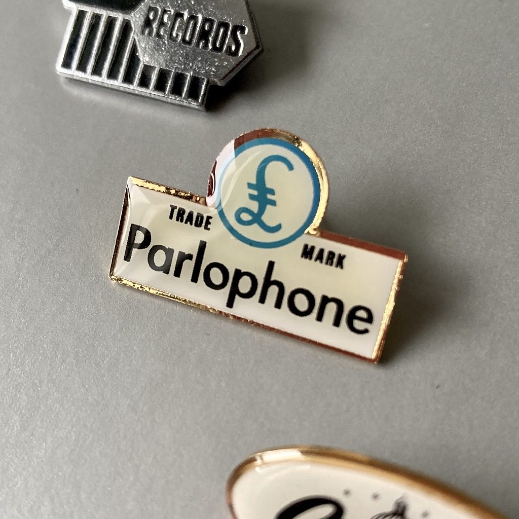 Parlophone Records button badge