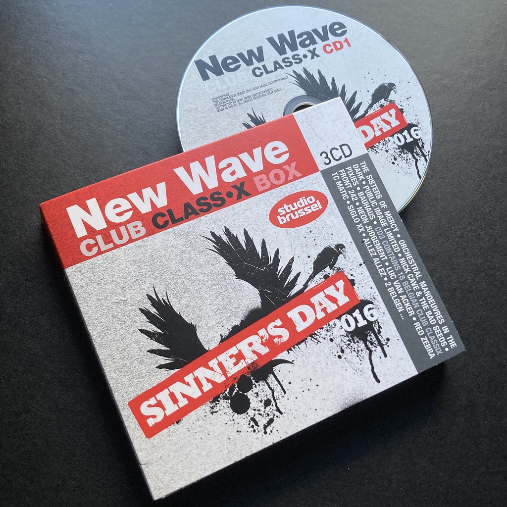 New Wave Club Class-X - Sinner's Day 2016 compilation CD
