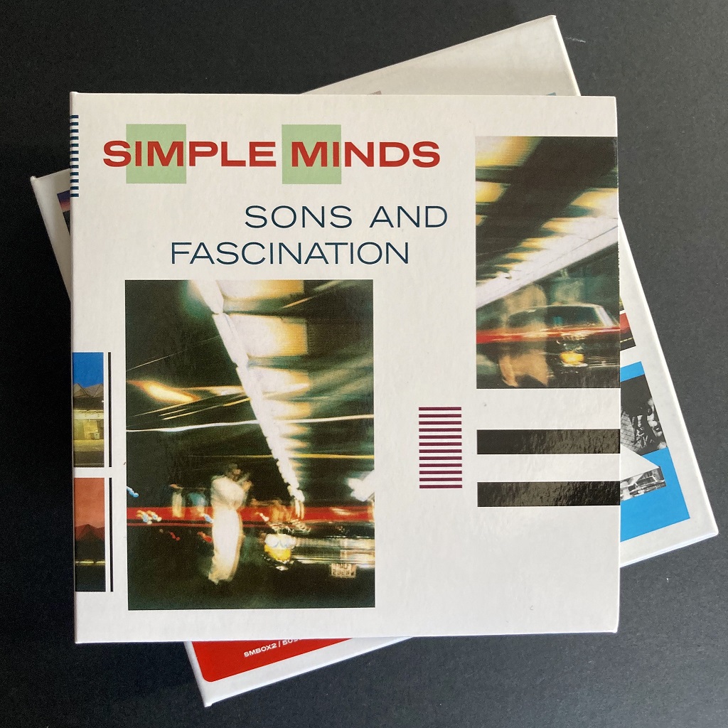Simple Minds 'Sons and Fascination/Sister Feelings Call' 'X5' CD Box Set edition - card sleeve front