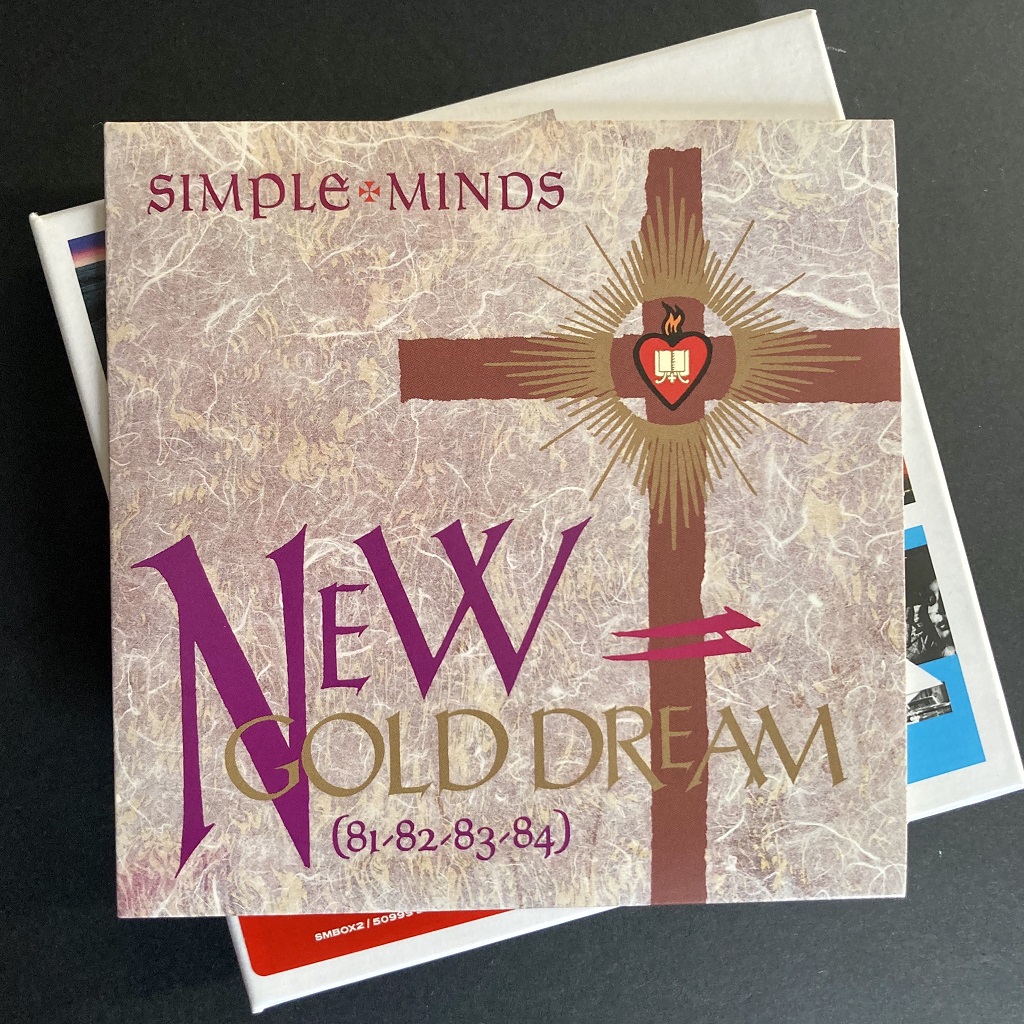 Simple Minds 'New Gold Dream' 'X5' CD Box Set edition - card sleeve front