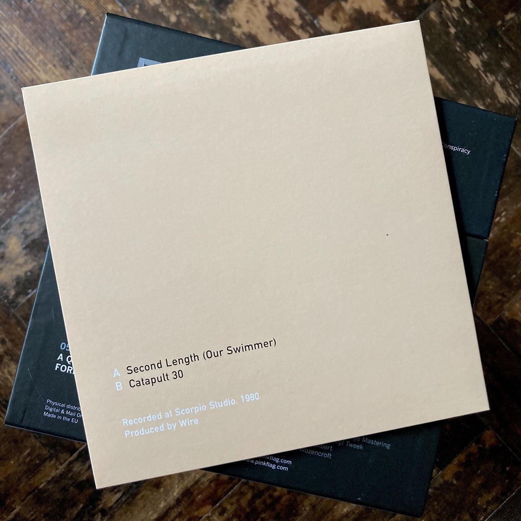 Wire - 'Second Length' 7" rear cover from 2018 'Nine Sevens' box set