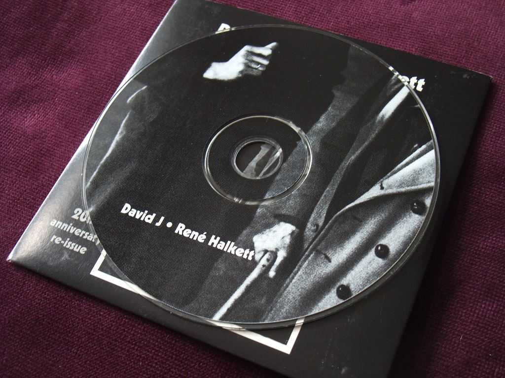 Rene Halkett and David Jay - 'Nothing' / 'Armour' 20th Anniversary CD label design
