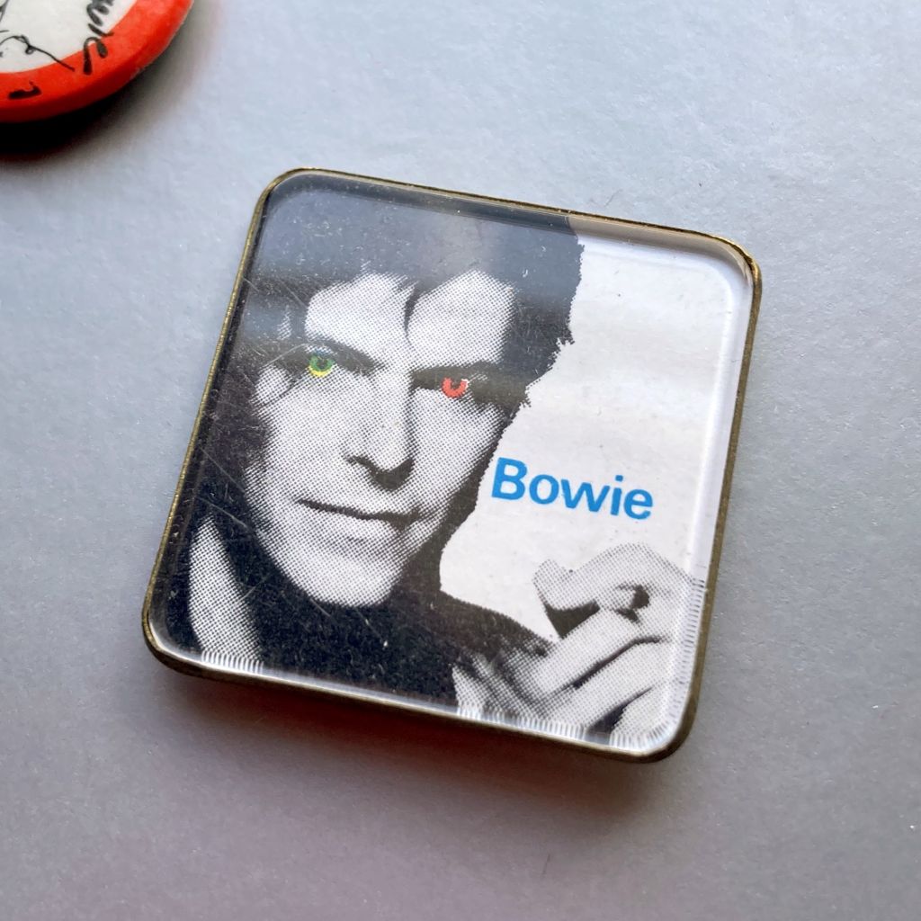 David Bowie button badge - 'Wild Is The Wind' era design