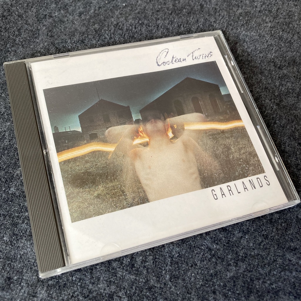 Cocteau Twins 'Garlands' UK 1986 CD front insert design