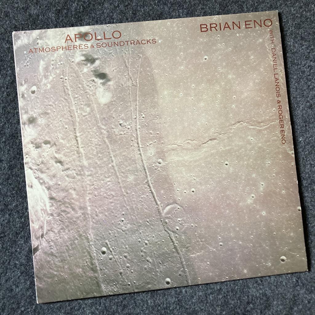 Brian Eno - 'Apollo Atmosphere and Soundtracks' 1983 UK LP front cover