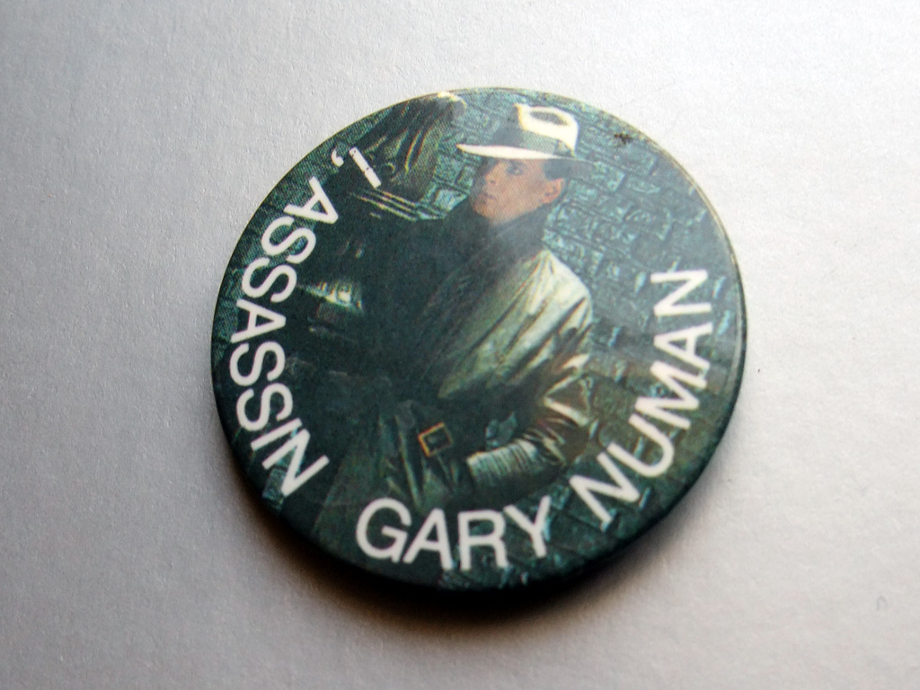 Gary Numan - 'I, Assassin' button badge