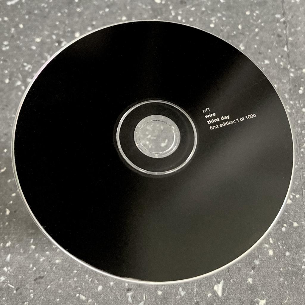 Wire - 'Third Day' CD EP label design