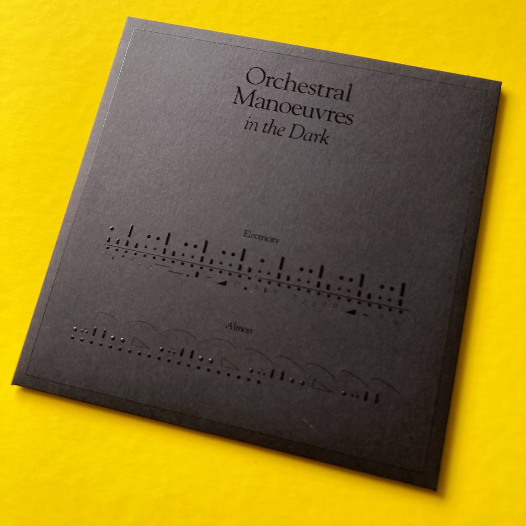 Orchestral Manoeuvres in the Dark: Electricity (FAC 6) 2019 recreation - front cover