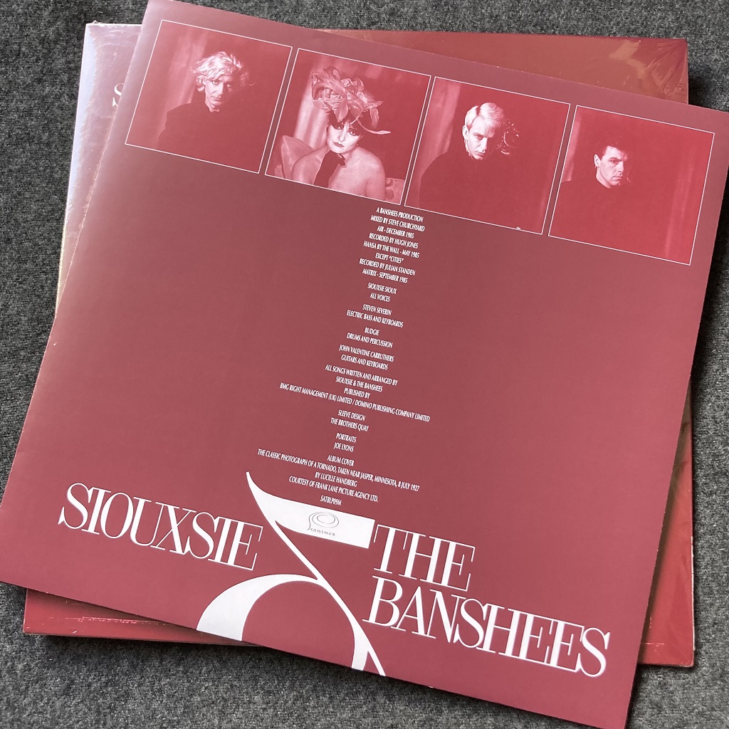 'Tinderbox' 2021 burgundy vinyl re-issue - inner sleeve - credits side