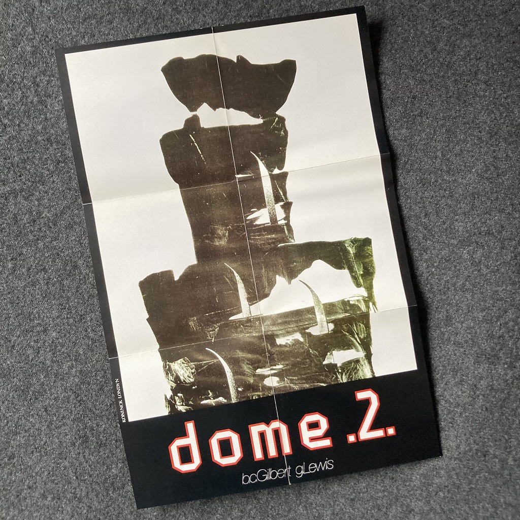 Dome 'Dome 1 + 2' 1992 UK CD insert fold-out 'Dome 2' artwork image by Koninck Londyn