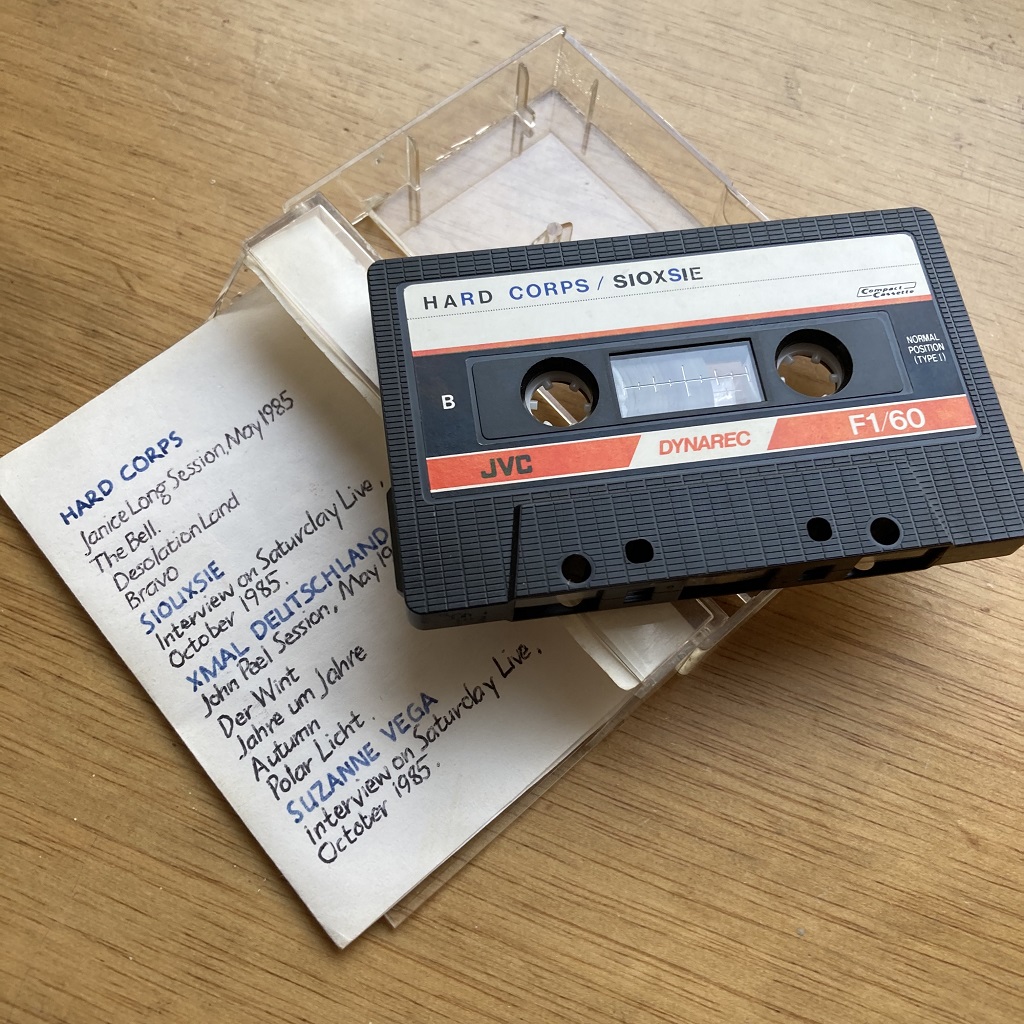 1985 BBC Radio 1 sessions tape home made cover design