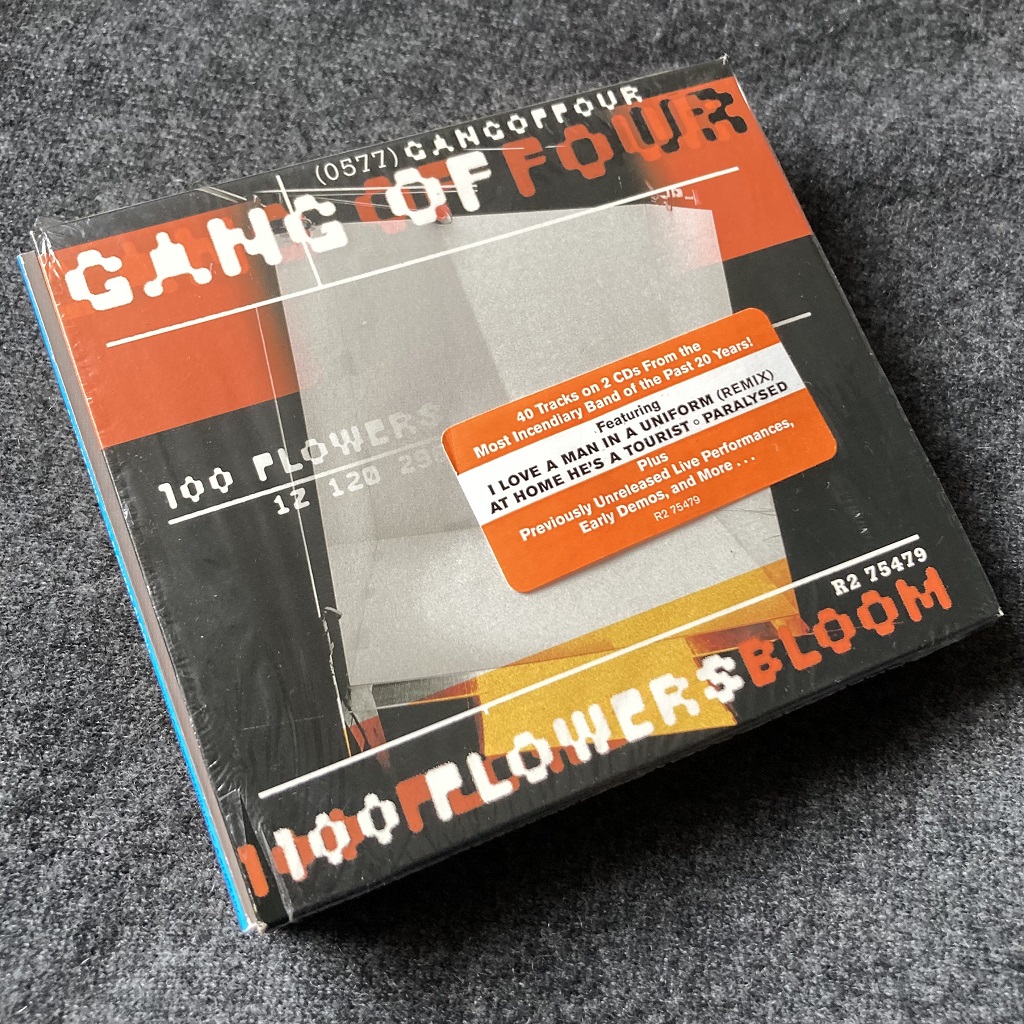 Gang Of Four '100 Flowers Bloom' US compilation CD front pack design