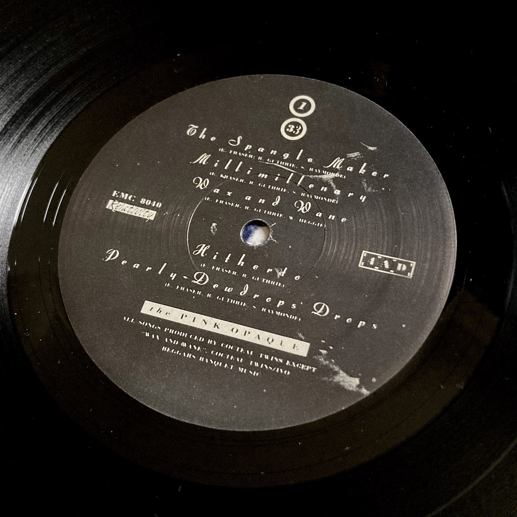 Cocteau Twins - The Pink Opaque US LP - label side 1