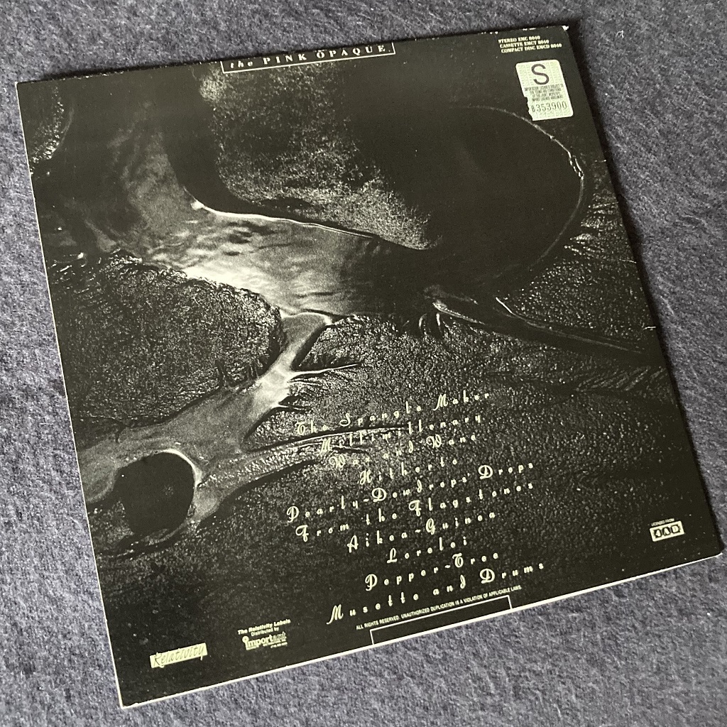 Cocteau Twins - The Pink Opaque US LP - reverse
