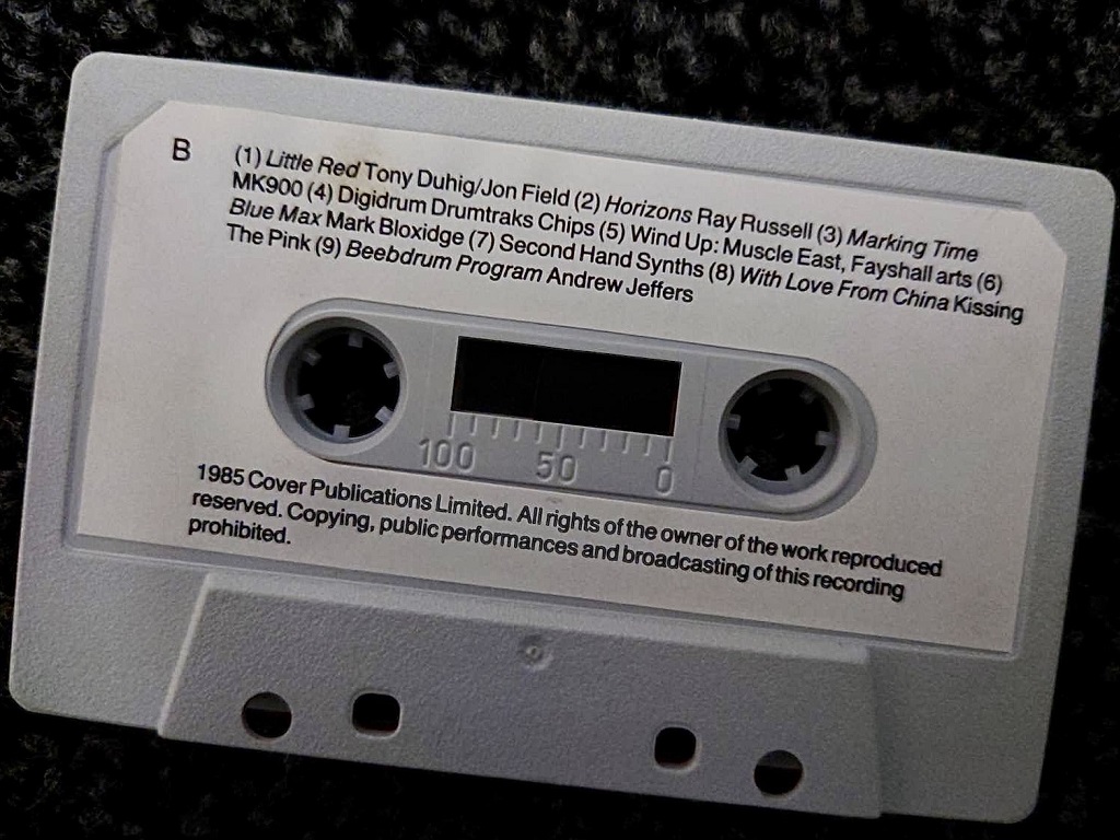 Electronic Soundmaker and Computer Music February 1985 magazine - compilation cassette - side B