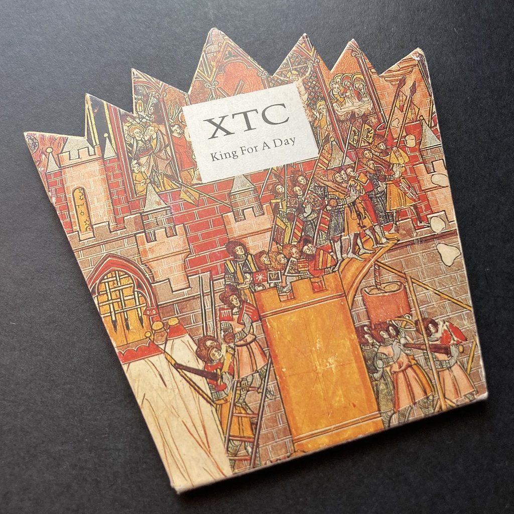 XTC 'King For A Day' UK 3" CD single front cover design
