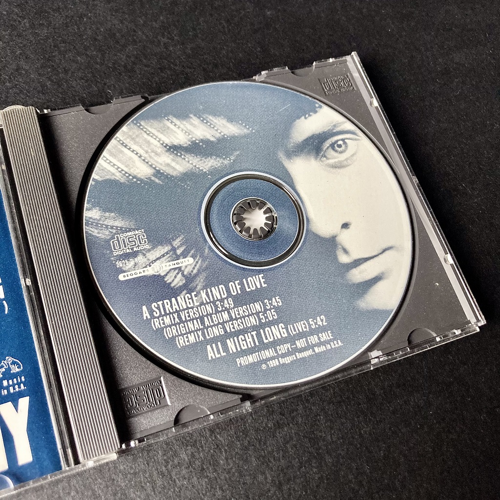 Peter Murphy - A Strange Kind Of Love US promo CD disc label