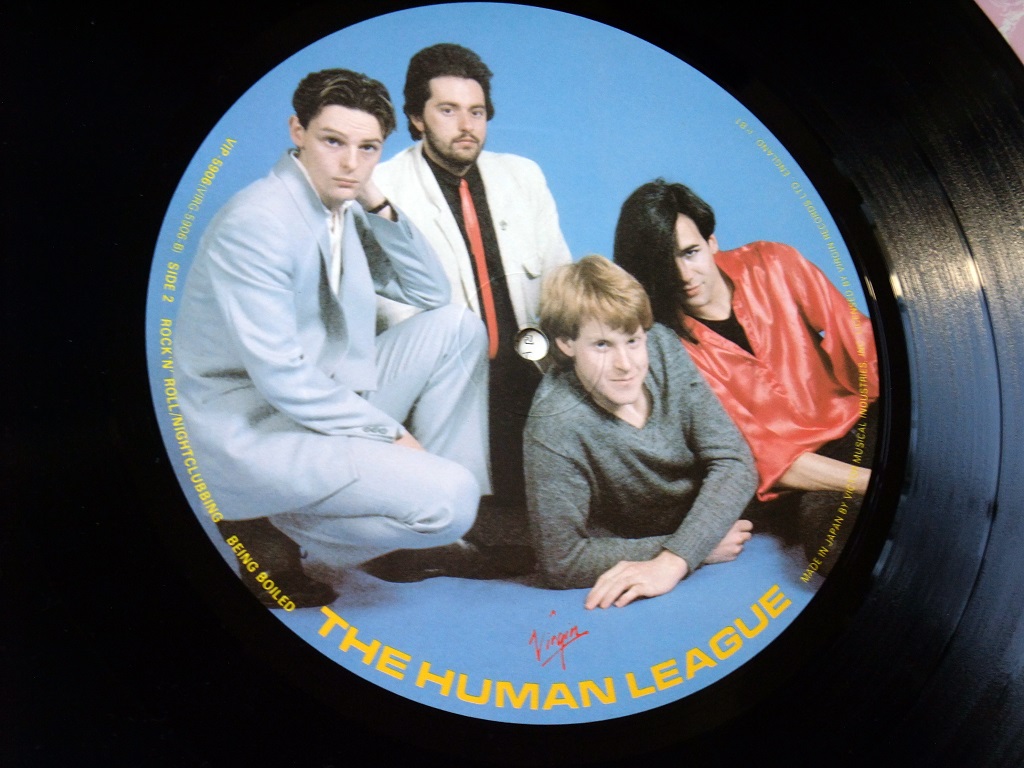 Human League - 'Holiday '80' Japanese Mini-LP - label design side 2