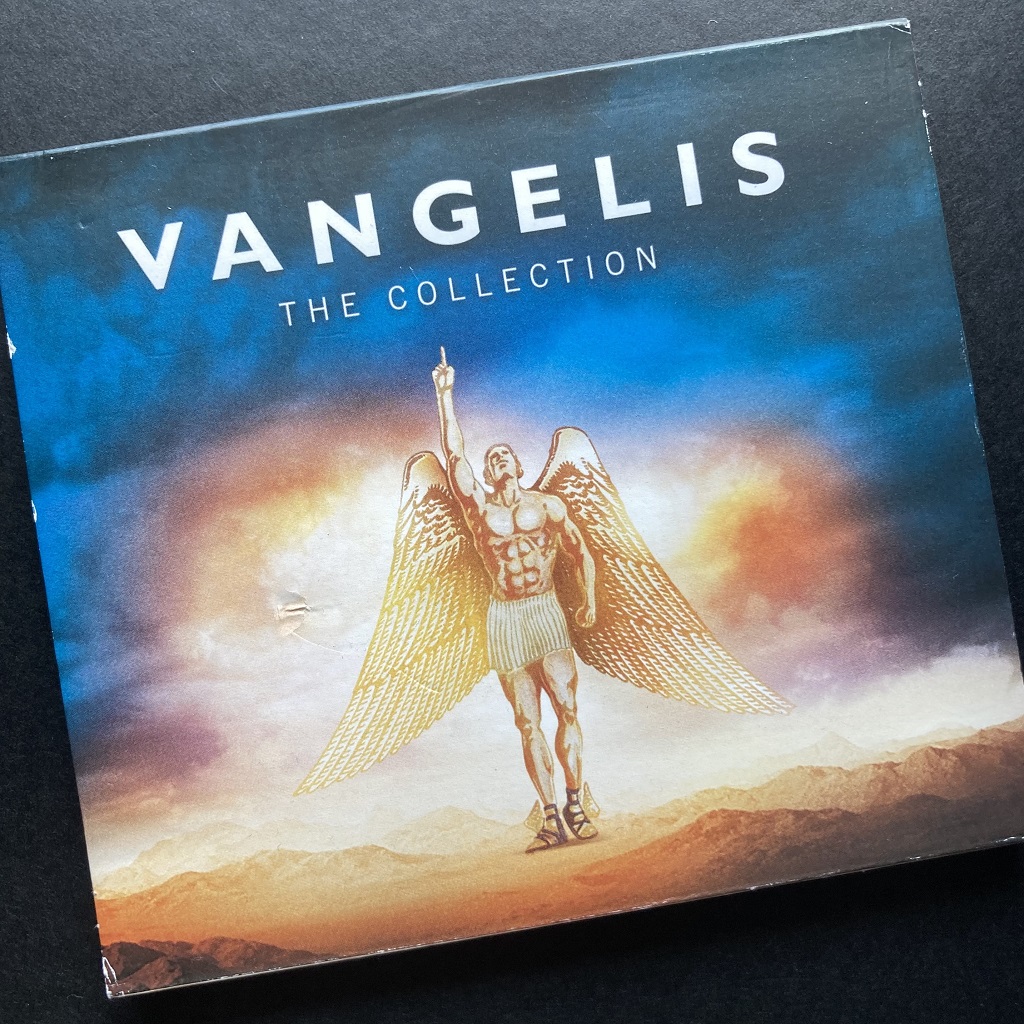 Vangelis - 'The Collection' compilation front slipcase design