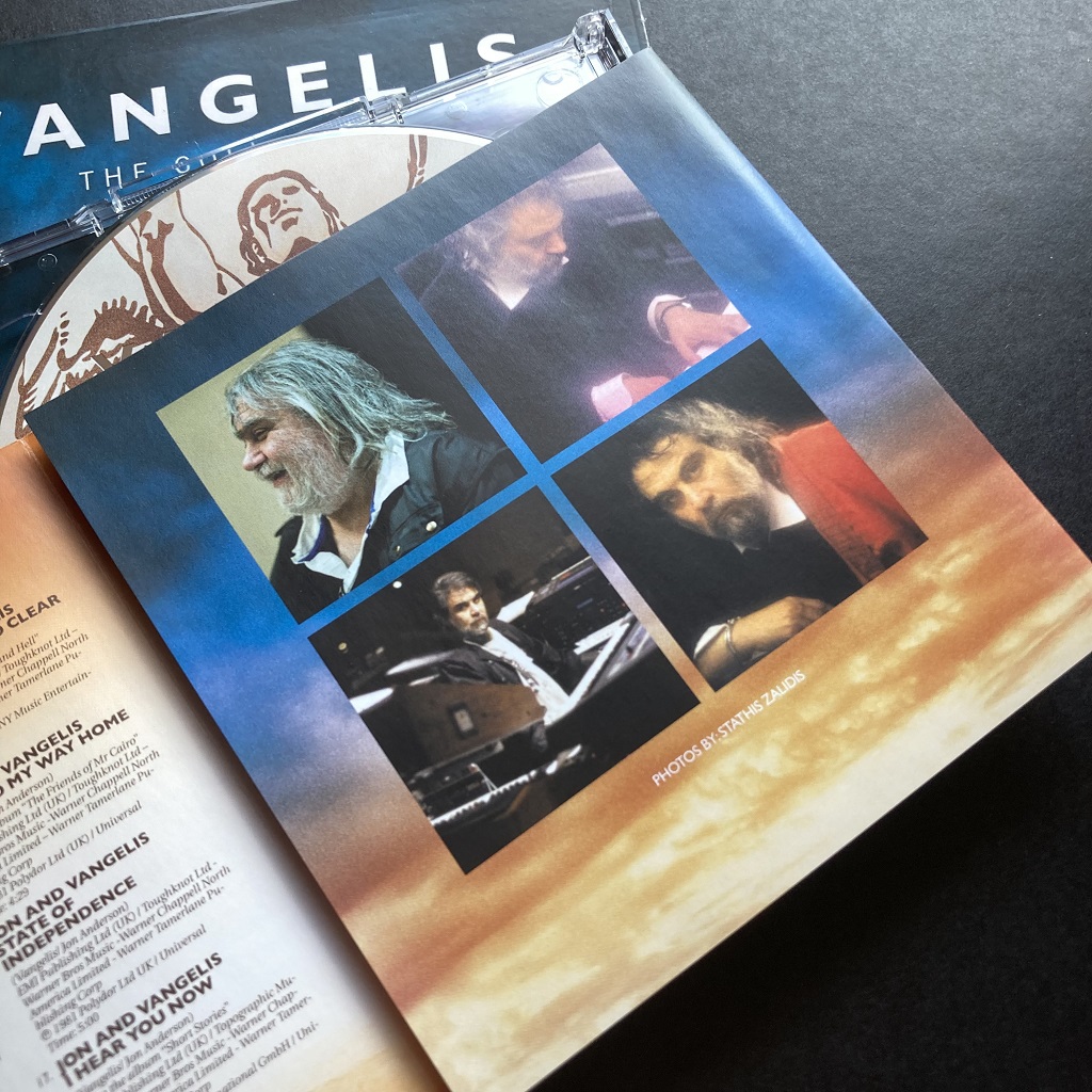 Vangelis - 'The Collection' compilation insert detail 3
