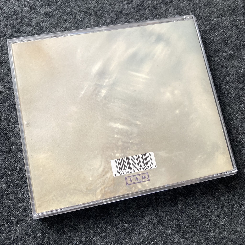 Cocteau Twins - 'Head Over Heels and Sunburst and Snowblind' UK CD rear case design