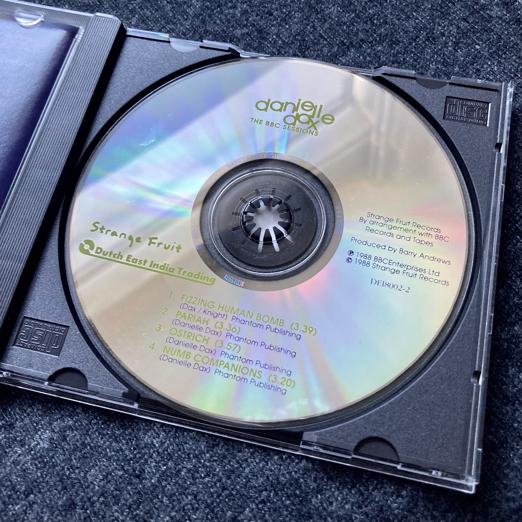 Danielle Dax - 'The BBC Sessions' US CD EP disc label