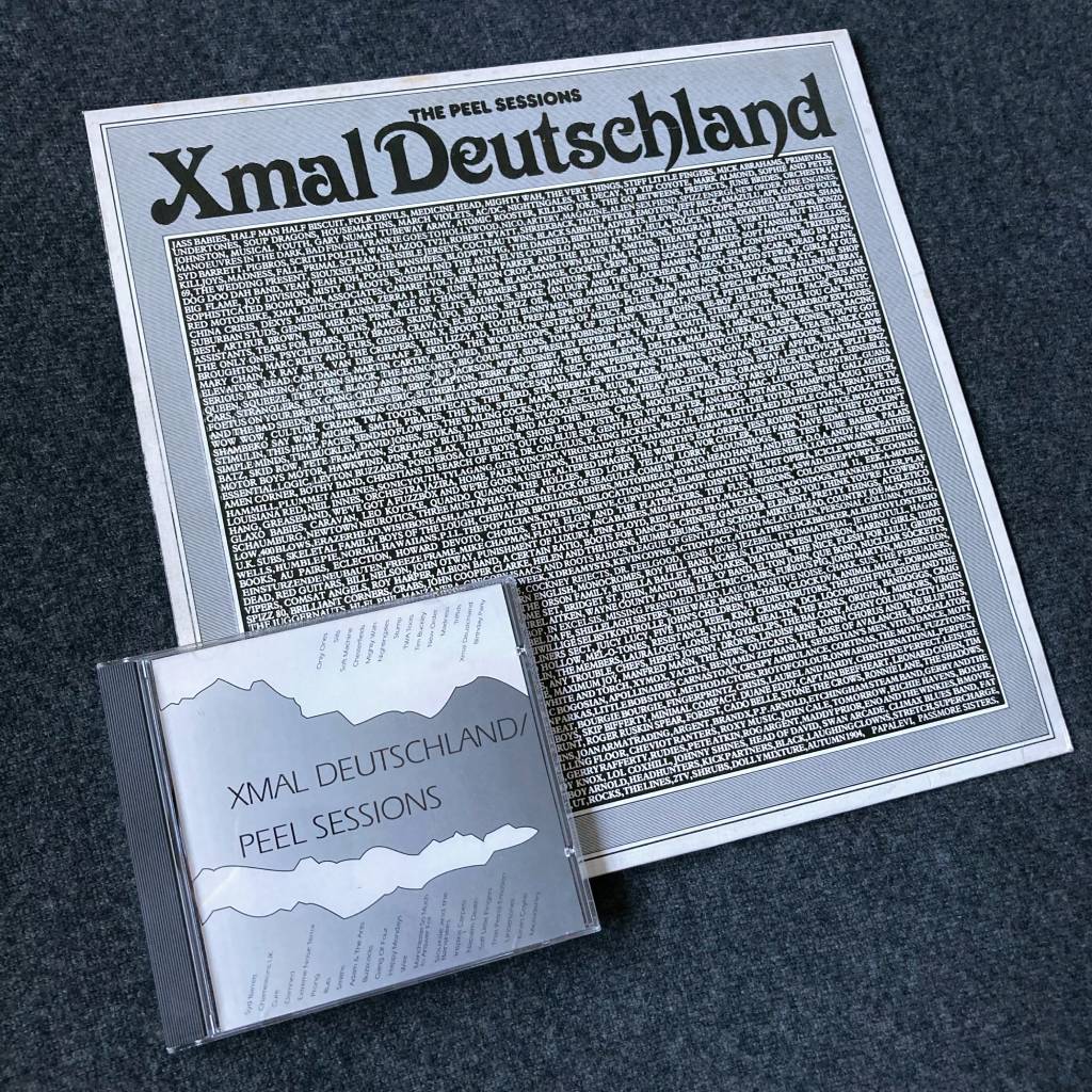 Xmal Deutschland - 'The Peel Sessions' UK 12" EP / US CD EP front covers