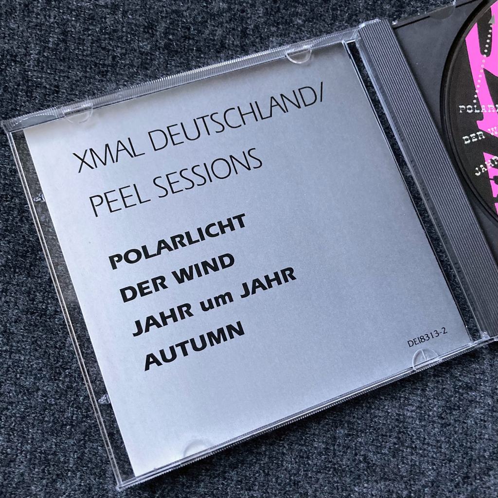 Xmal Deutschland - 'The Peel Sessions' US CD EP insert rear